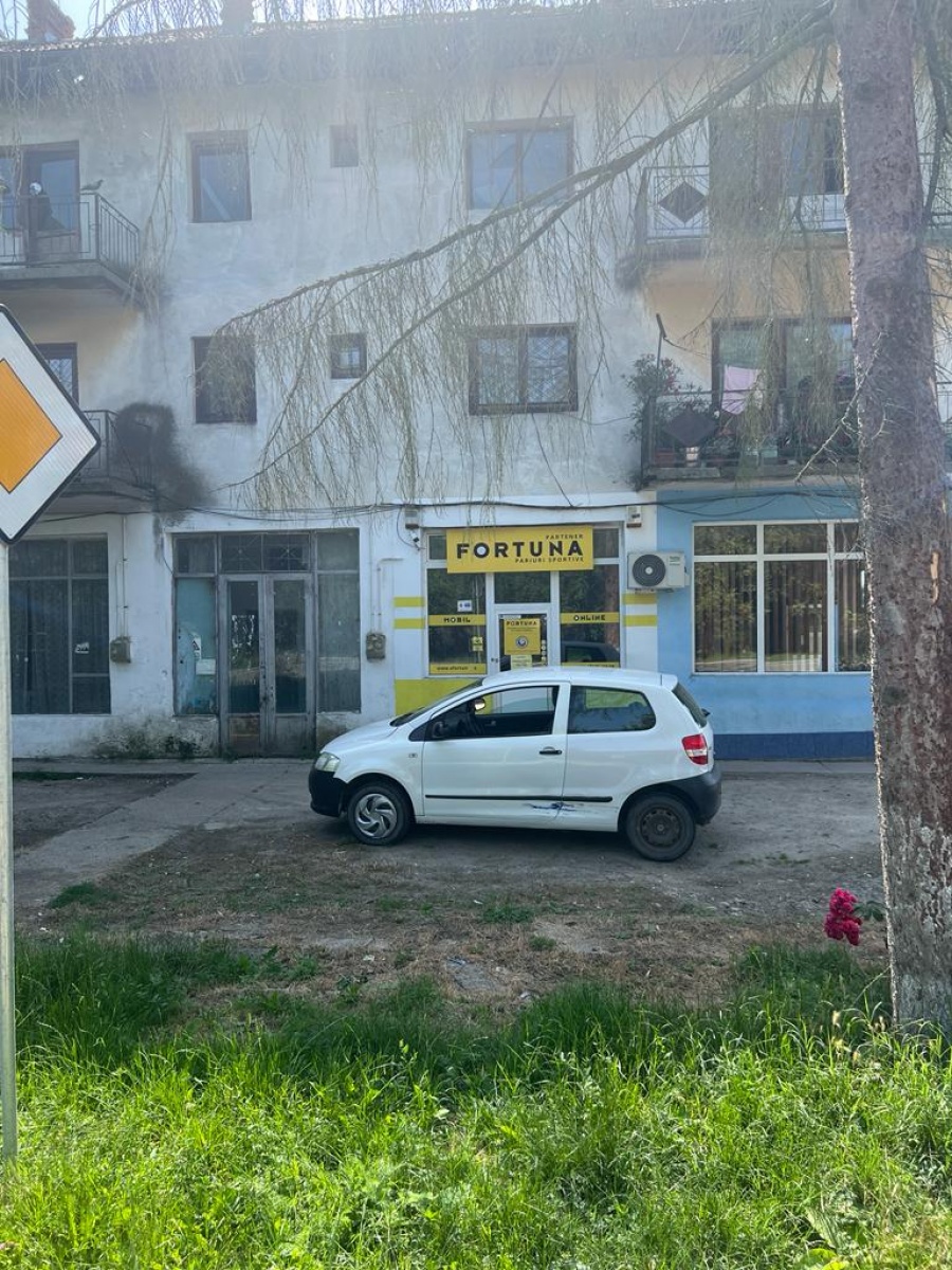 Așa arată o agenție Fortuna în zona Turburea - Gorj