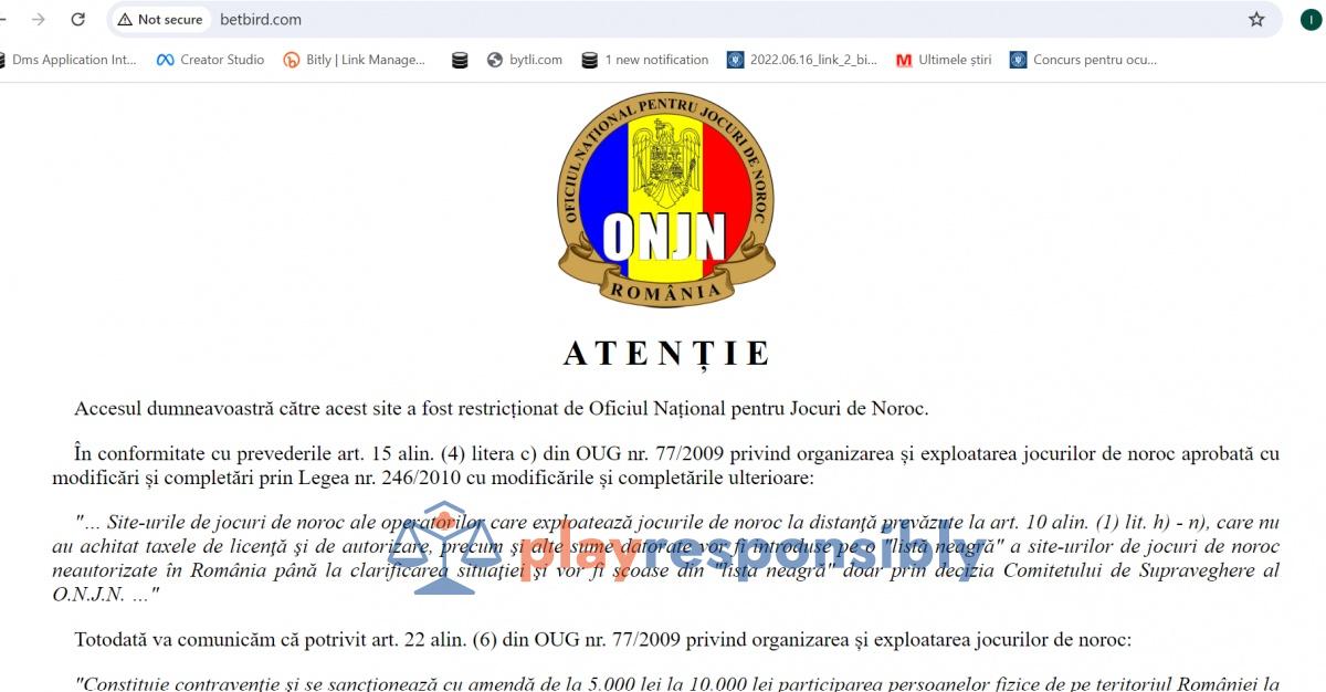Bedbird.com este interzis și în România