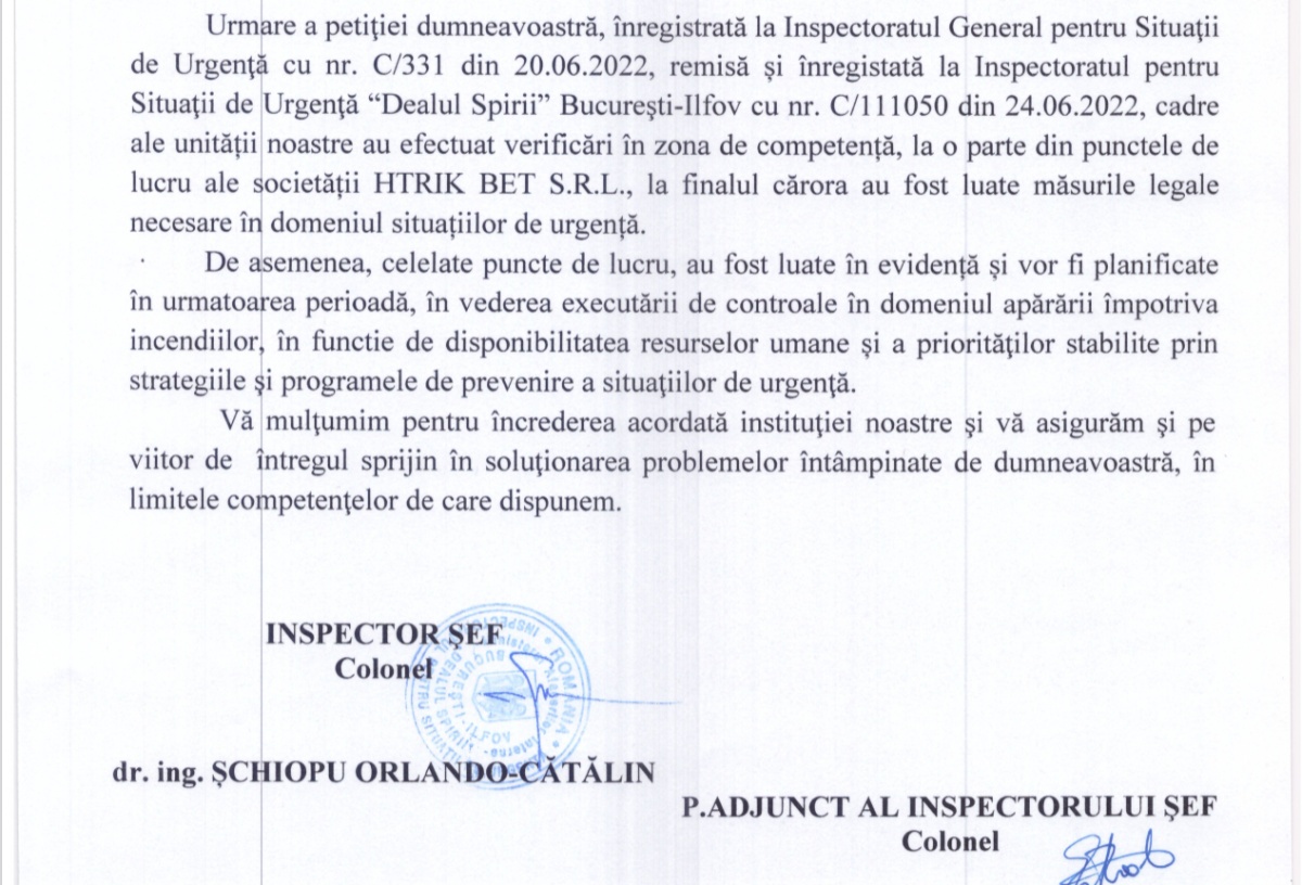 Fortuna, sancționată pentru nerespectarea normelor privind incendiile: și-a pus angajații și clienții în pericol