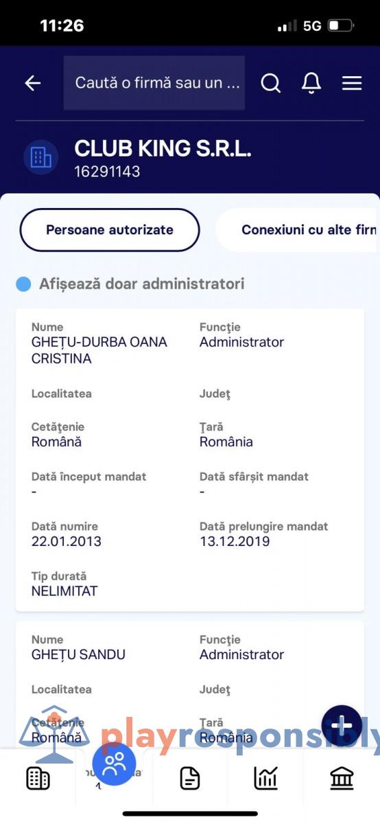 Procesomanul Ghețu și firmele în care este conectat