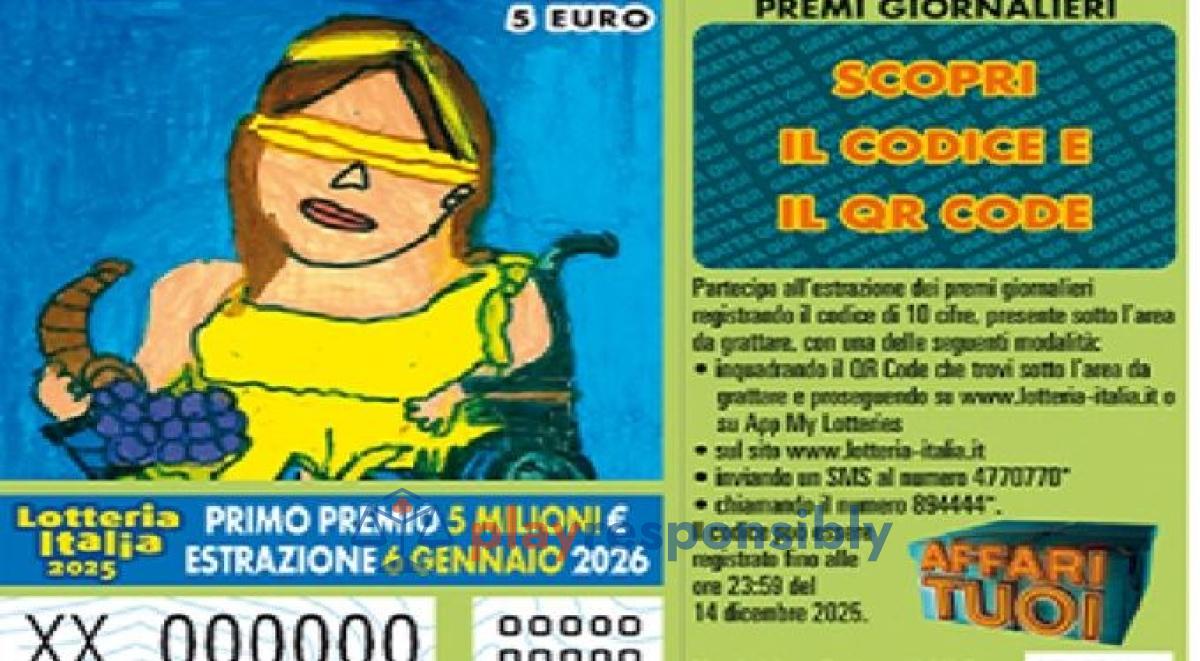 Loteria Italiei 2025: s-au vândut cu aproape 1 milion mai multe bilete decât în anul 2024