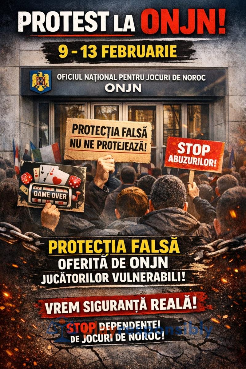 Se coc proteste prelungite față de modul în care ONJN a gestionat autoexcluderea