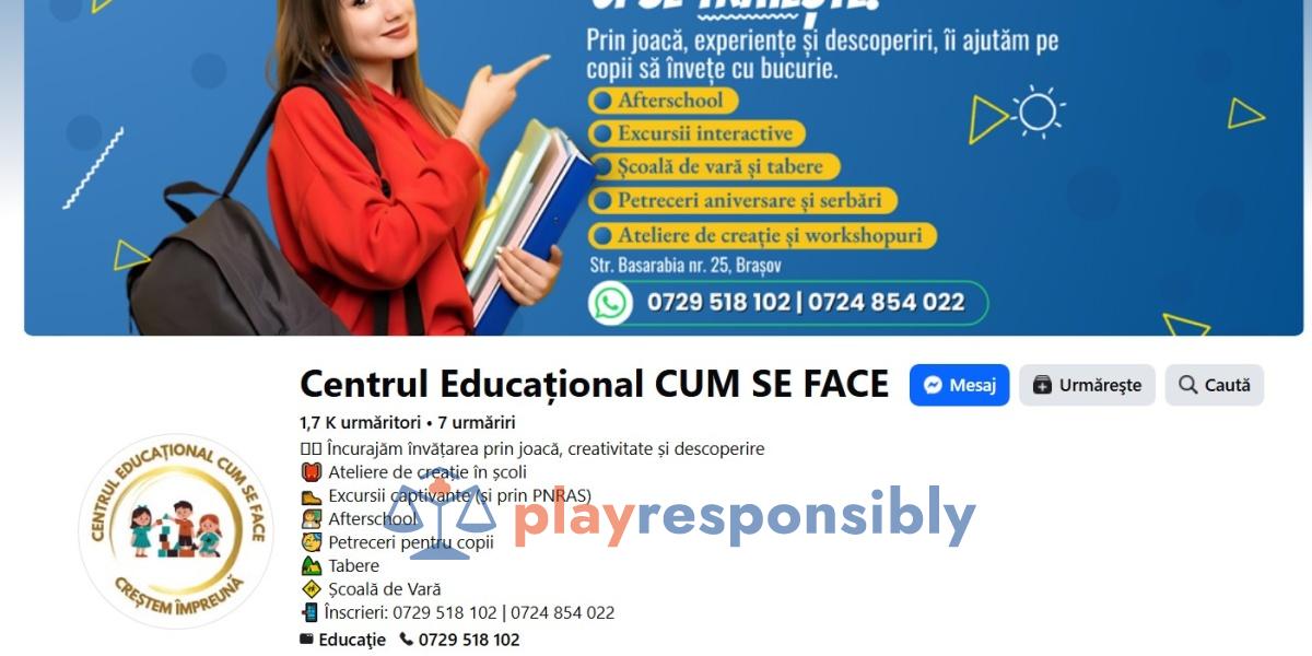 Pagina de Facebook a asociației pe care apare numărul de telefon al Biancăi Orban  FOTO Captură foto
