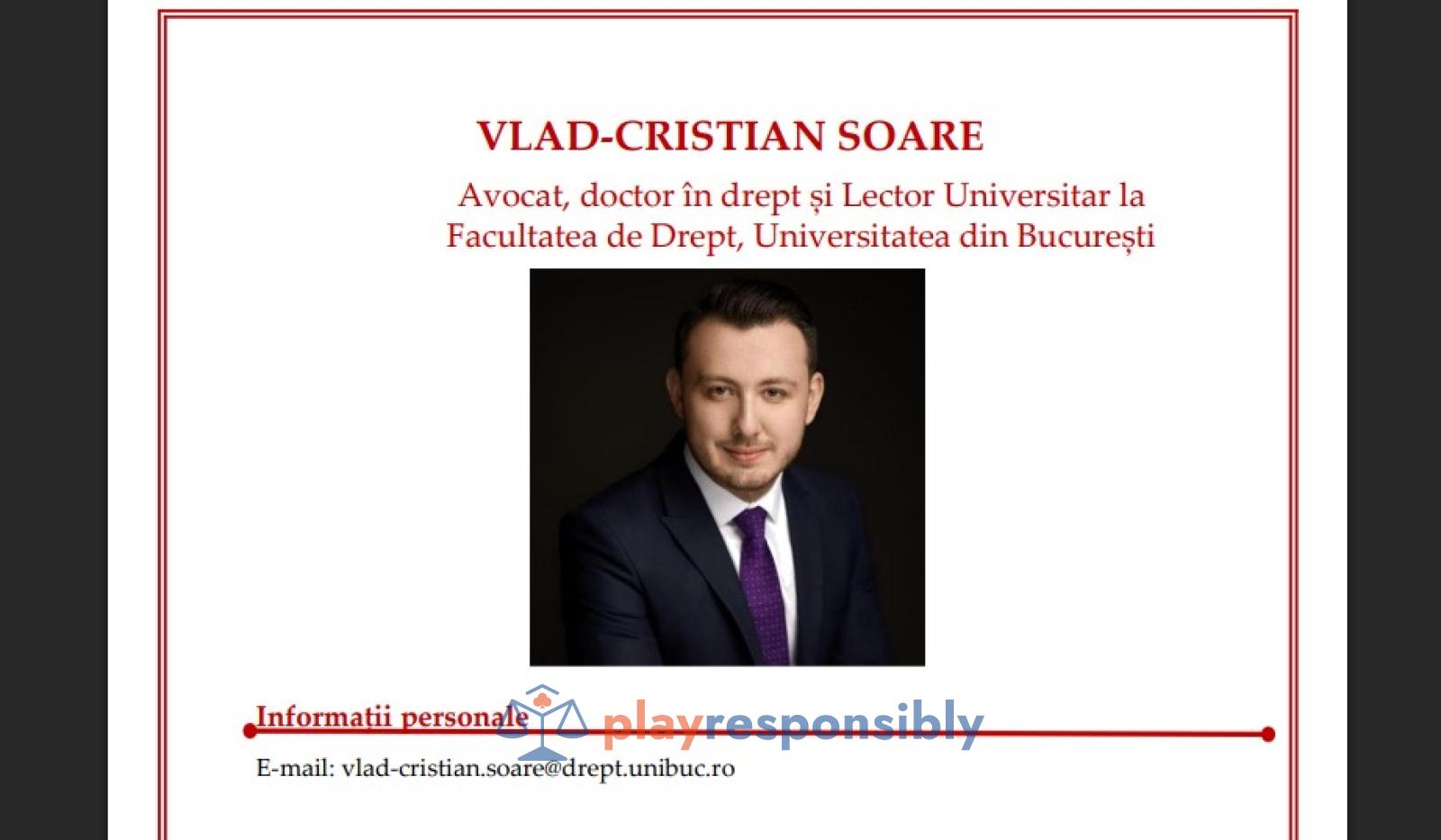 CV-ul lui Vlad Soare