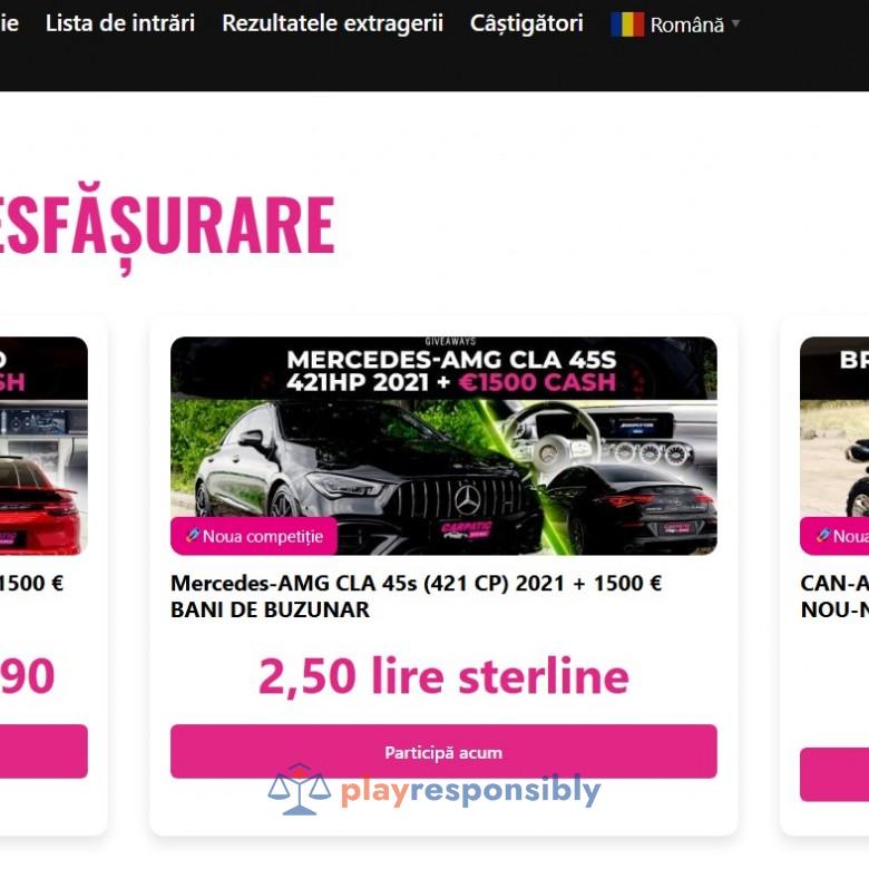Tombola Carpatic promite Porsche și Mercedes