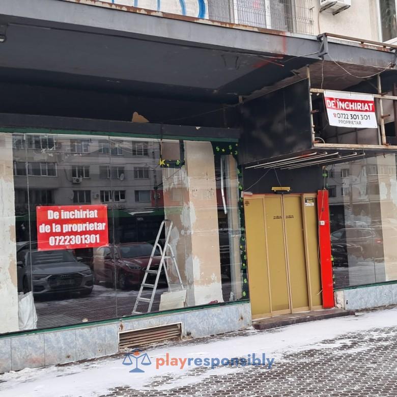Sală de jocuri Magnum închisă pe Calea Griviței din București. Se afla lângă o altă sală de jocuri, Bonus   FOTO Daniel Conțescu