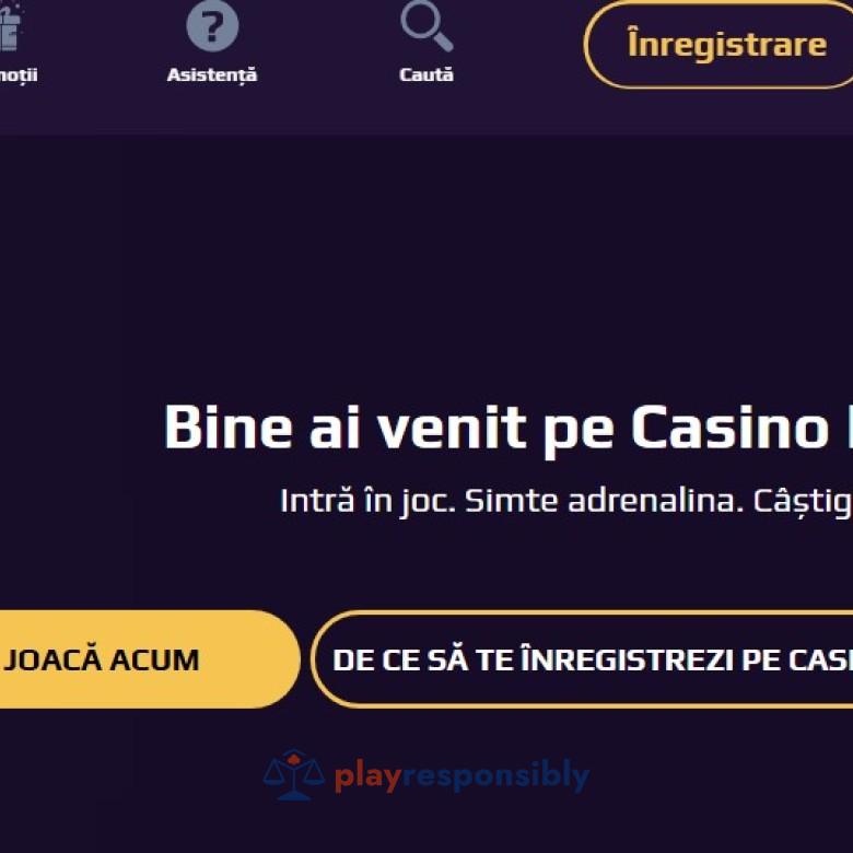 Pagina de start de pe casinoroyale
