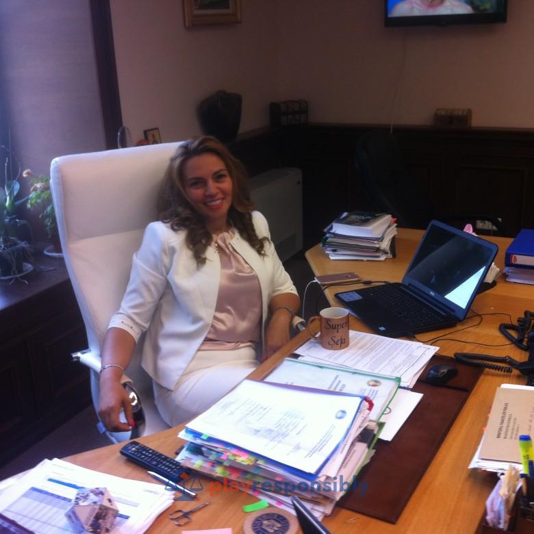 Odeta Nestor, pe când conducerea ONJN   FOTO Daniel Conțescu